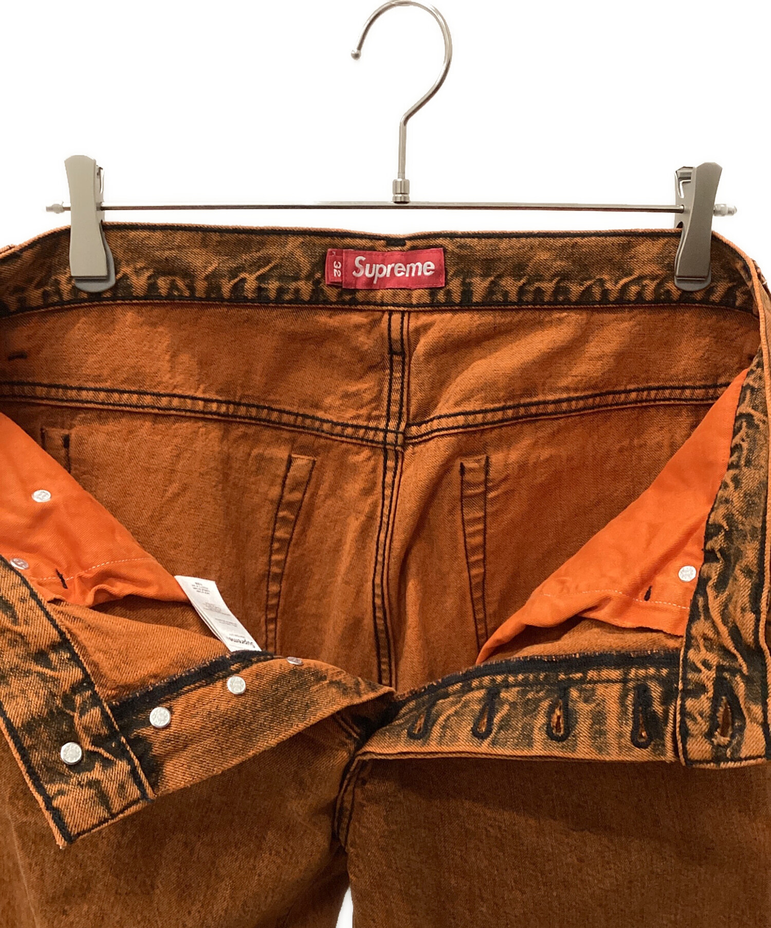 中古・古着通販】SUPREME (シュプリーム) RegularJean Overdyed Orange