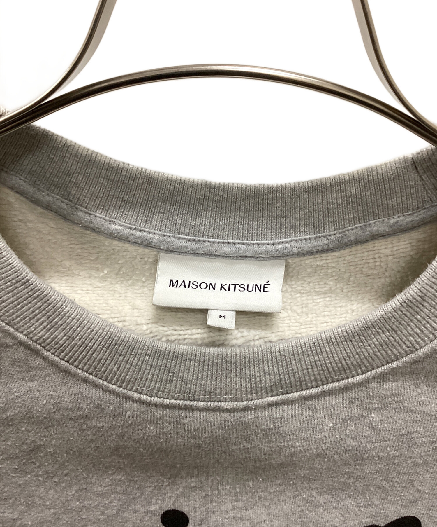 中古・古着通販】maison kitsune (メゾンキツネ) スウェット グレー