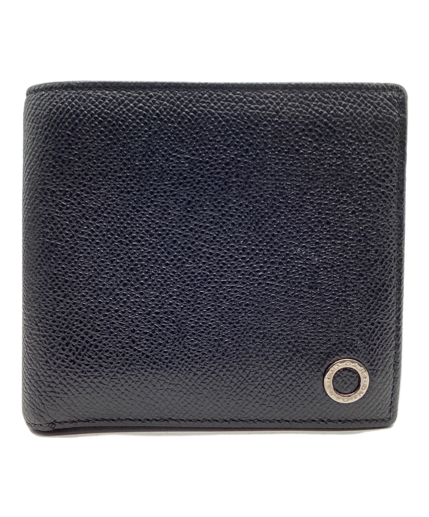 中古・古着通販】BVLGARI (ブルガリ) 2つ折り財布 ブラック｜ブランド