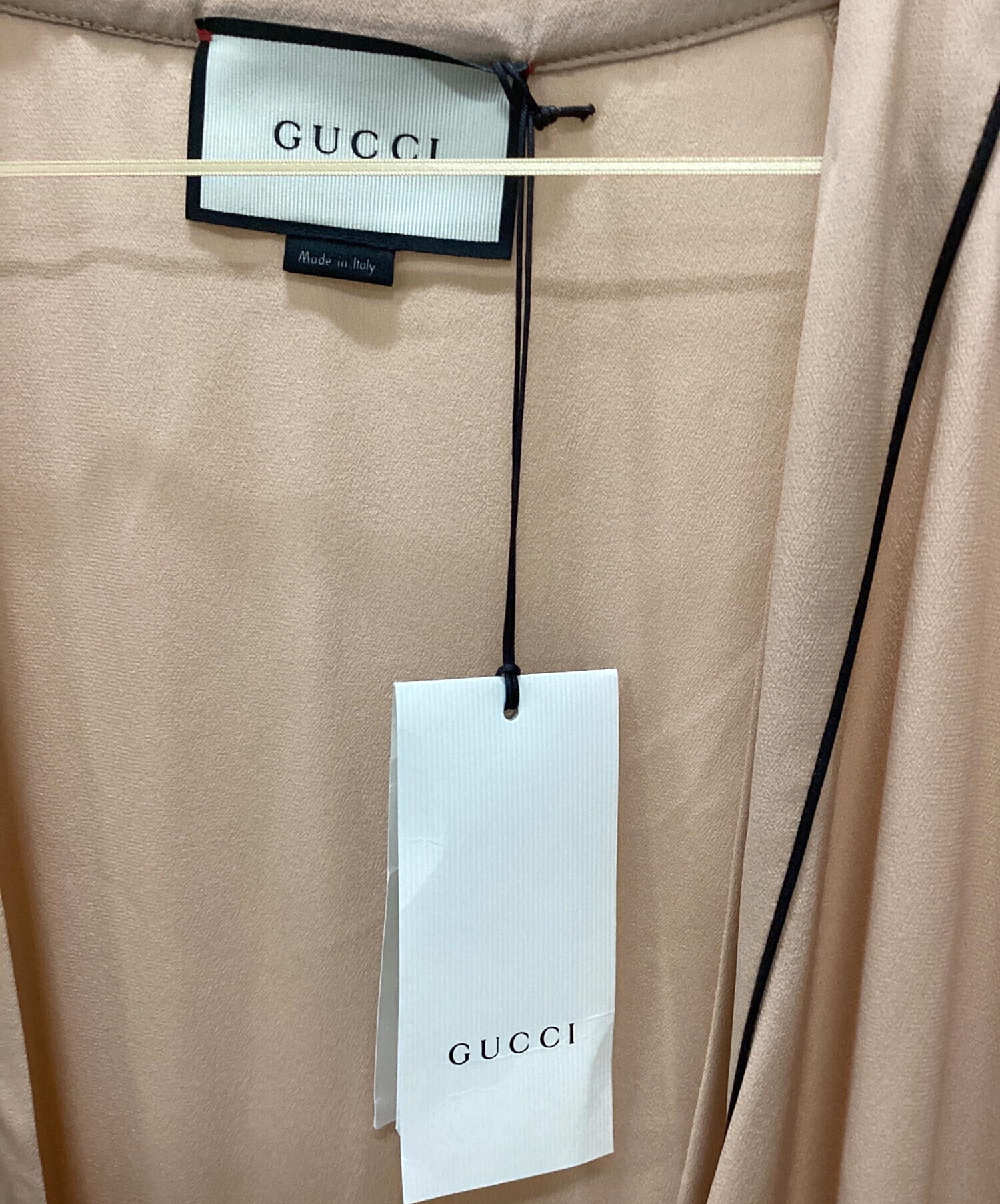 GUCCI Vネックカーディガン Mサイズ ベージュ/ピンク Gucci Kids Vネック カーディガン | ピンク | FARFETCH JP