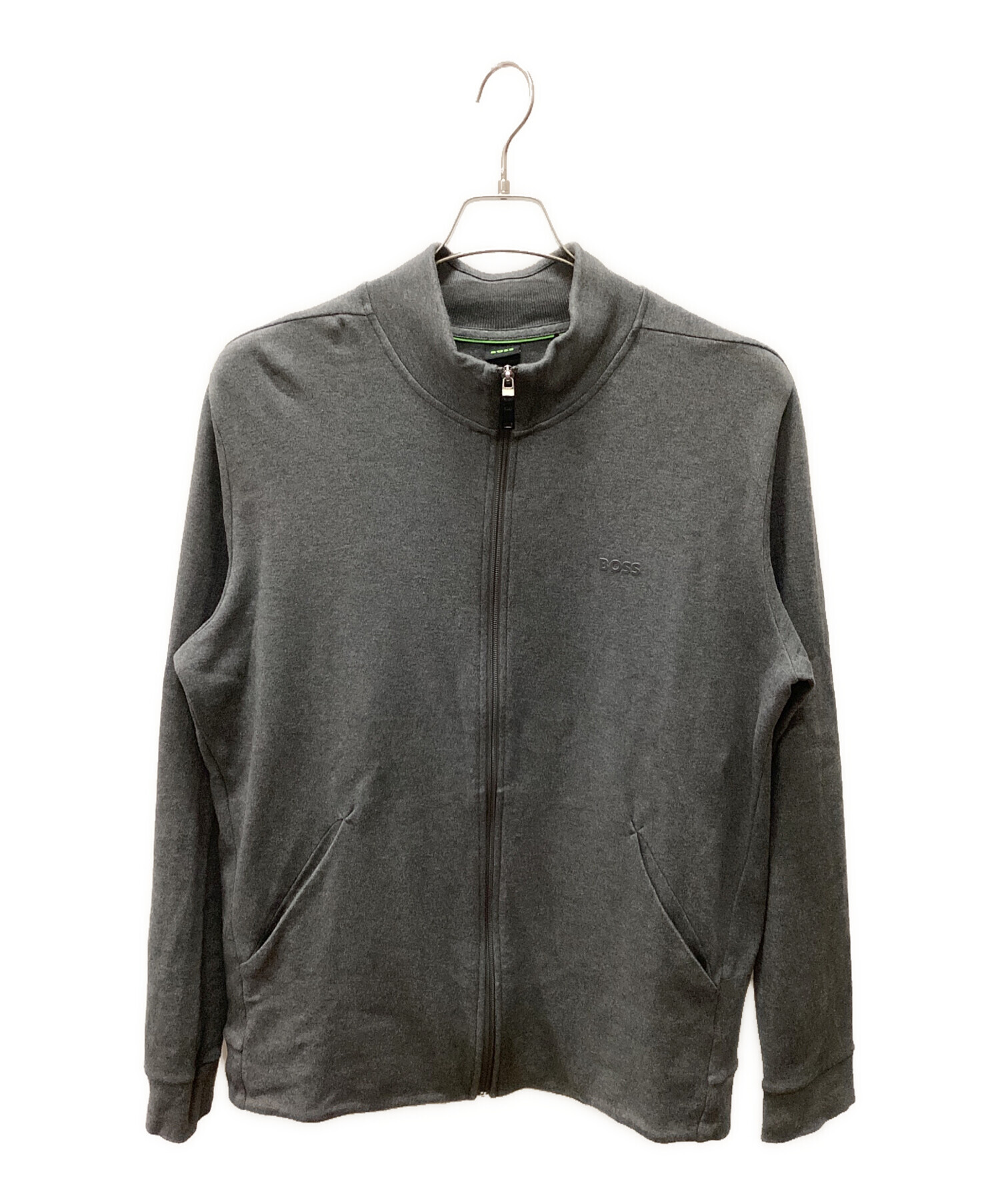 BOSS グレー ジップアップジャケット 中古・古着通販】BOSS (ボス) BOSS ジップジャケット グレー サイズ:XL