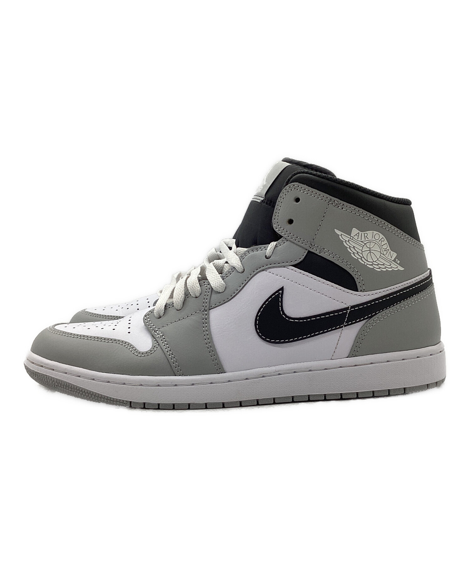 中古・古着通販】NIKE (ナイキ) ハイカットスニーカー グレー×ホワイト