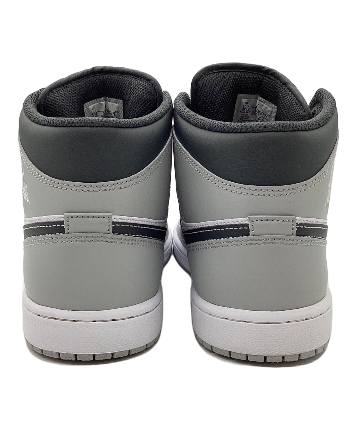 中古・古着通販】NIKE (ナイキ) ハイカットスニーカー グレー×ホワイト