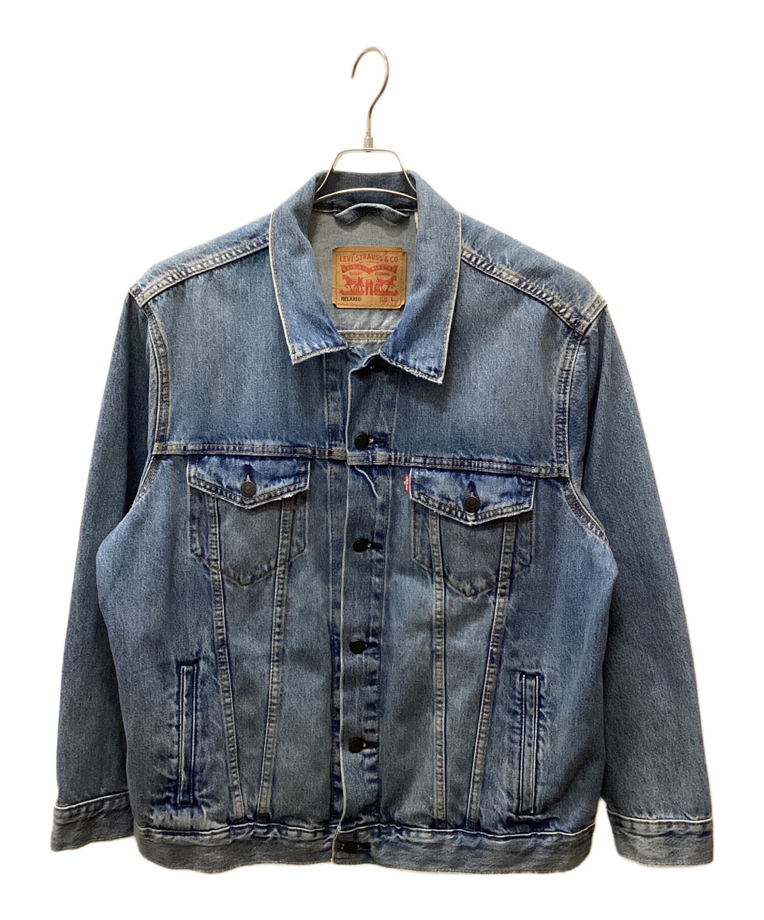 LEVI'Sデニムジャケットｌサイズ 中古・古着通販】LEVI'S (リーバイス) LEVI'S デニムジャケット