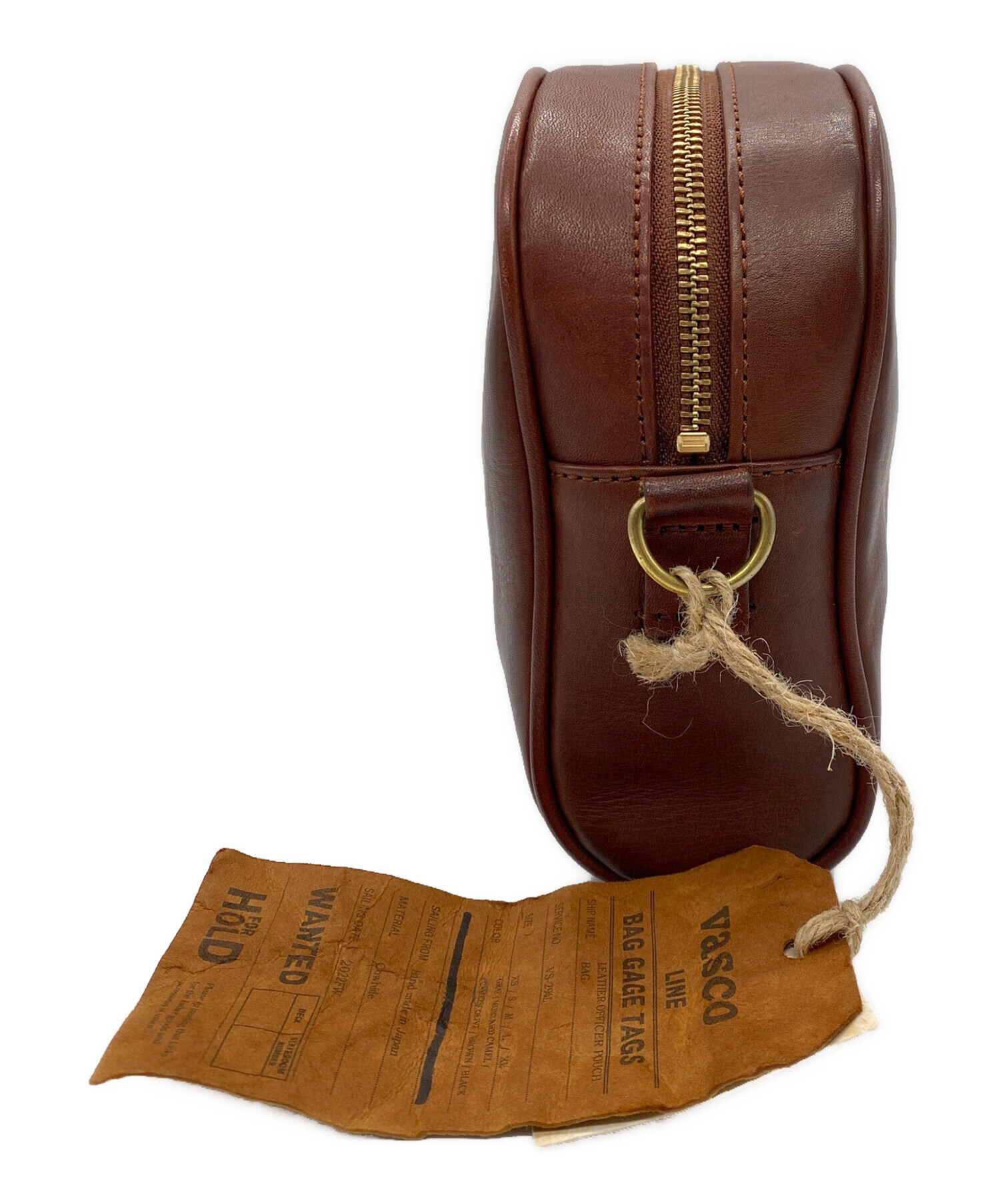 中古・古着通販】vasco (ヴァスコ) LEATHER OFFICER POUCH BAG