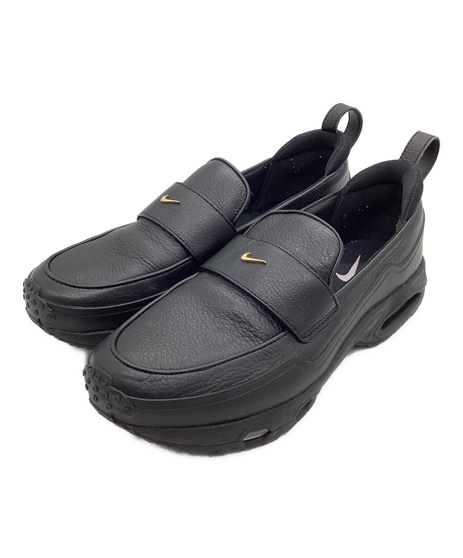 Nike ヴィンテージレザーローファー　27cm 中古・古着通販】NIKE (ナイキ) ローファー ブラック サイズ:27.5cm