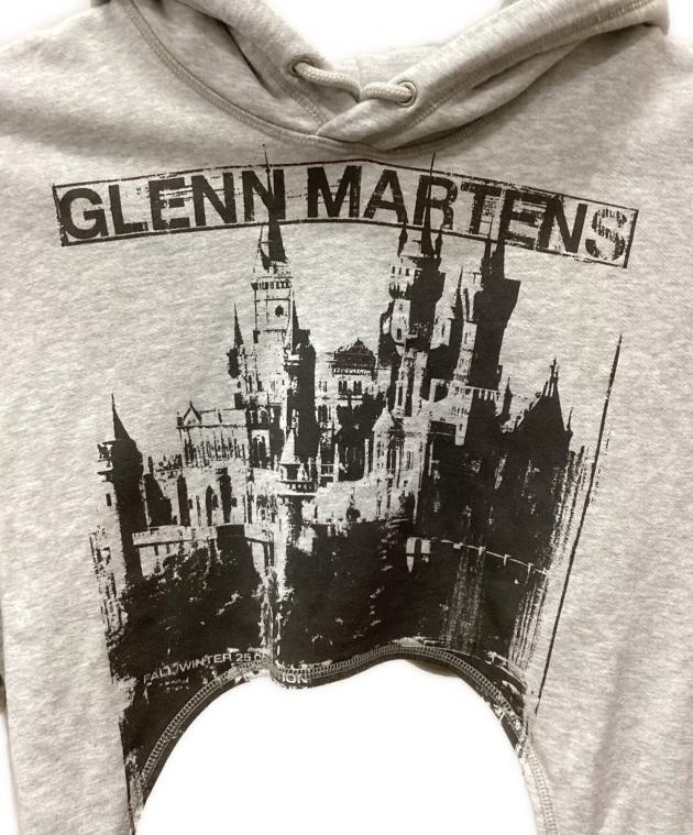  GLENN MARTENS タイディテールプリントスウェットパーカー 中古・古着通販】H&M (エイチアンドエム) GLENN MARTENS (グレン