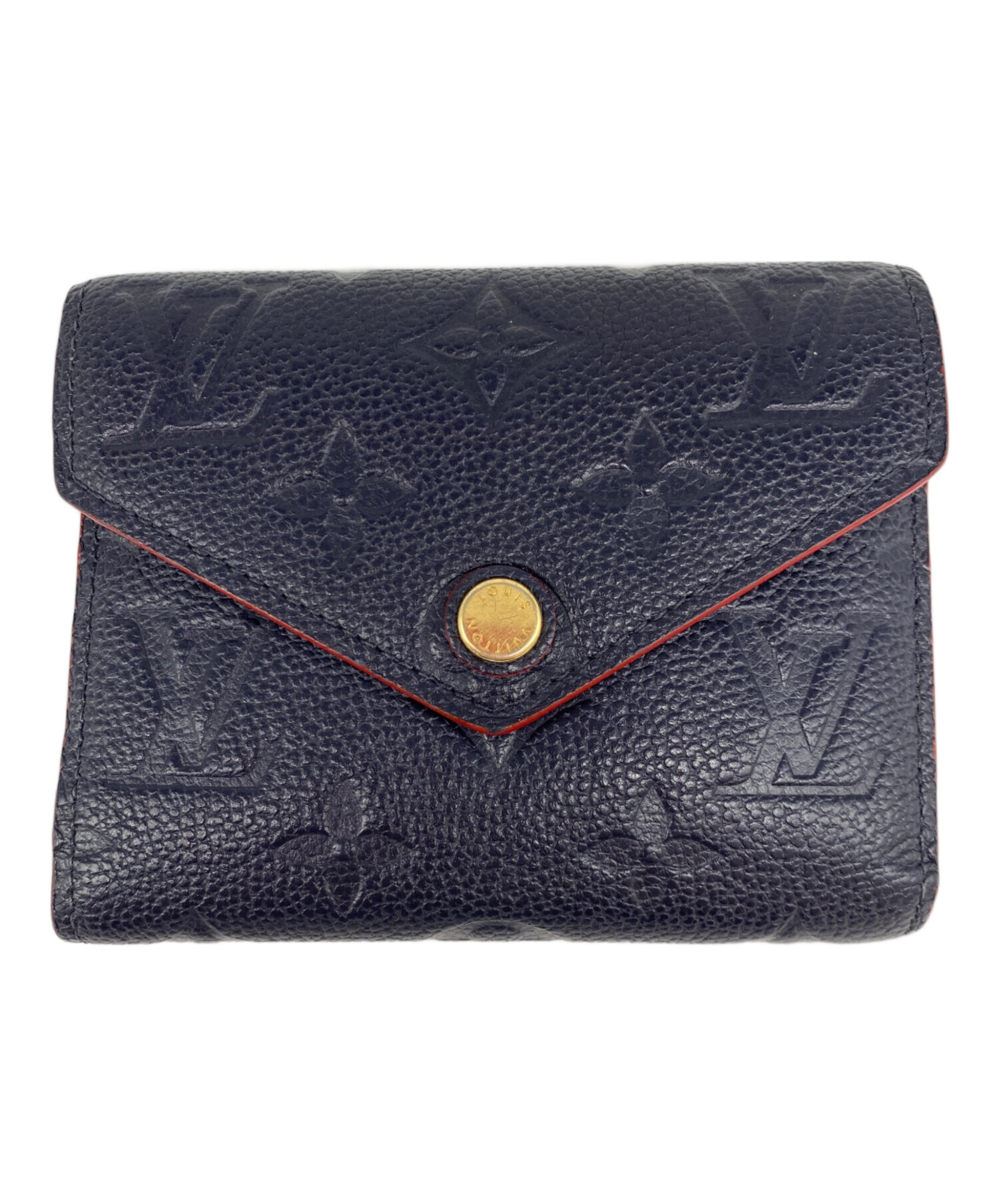 お値下げしました 未使用品　LOUIS VUITTON 三つ折り財布 中古・古着通販】LOUIS VUITTON (ルイ ヴィトン) 3つ折り財布 ネイビー