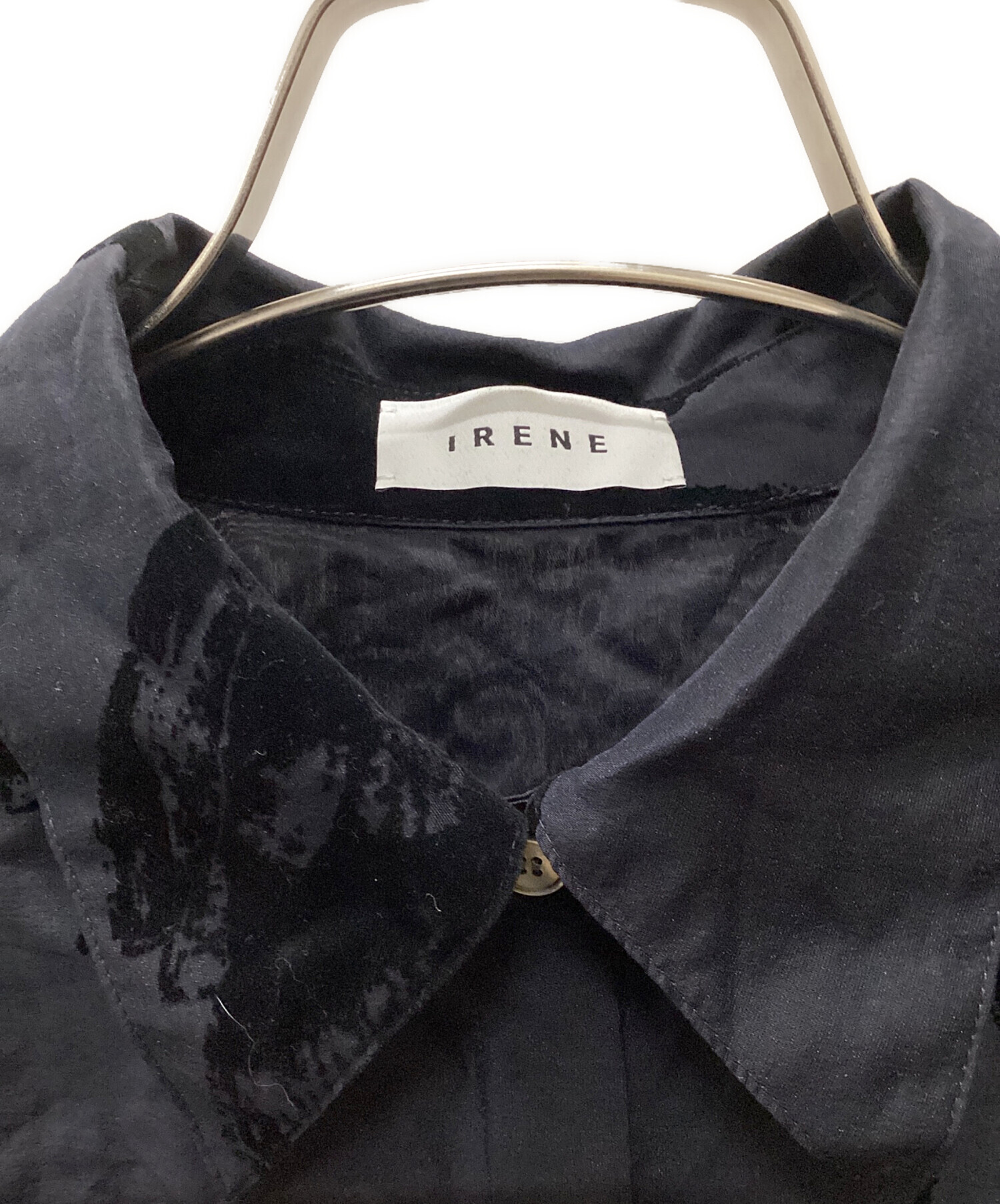 中古・古着通販】IRENE (アイレネ) IRENE 長袖ブラウス ネイビー 