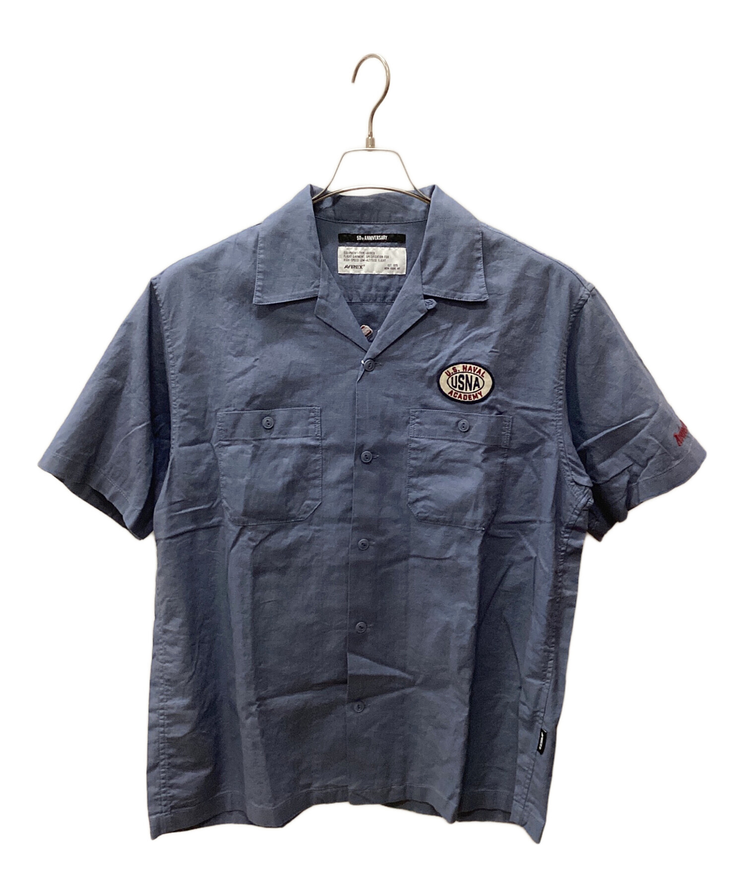 中古・古着通販】AVIREX (アヴィレックス) AVIREX 半袖シャツ スカイ 