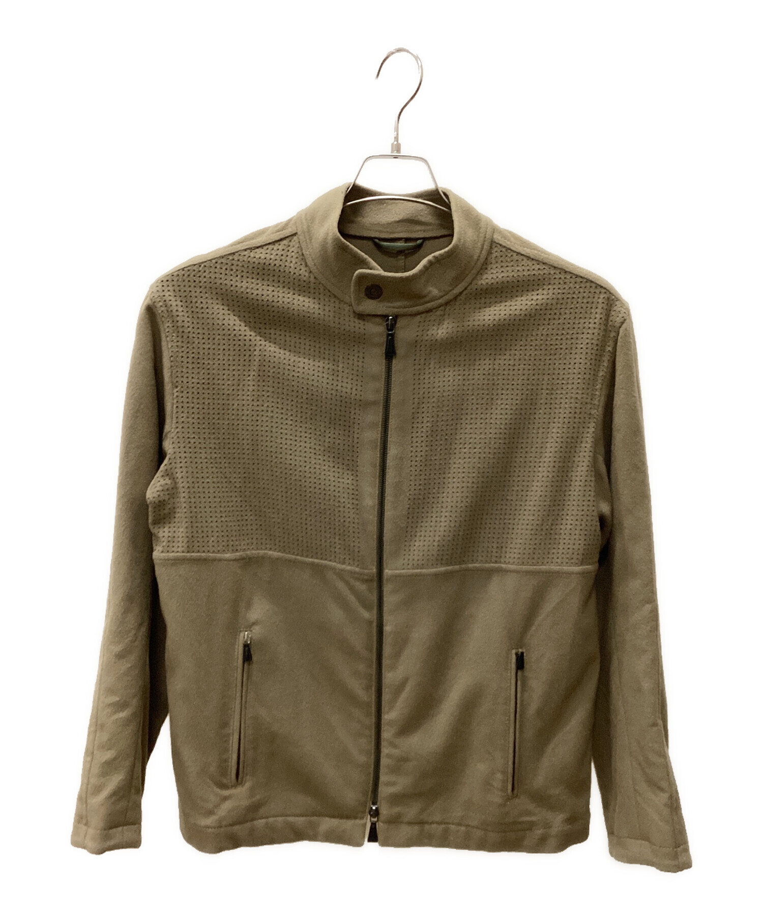 中古・古着通販】dunhill (ダンヒル) dunhill ジップジャケット カーキ