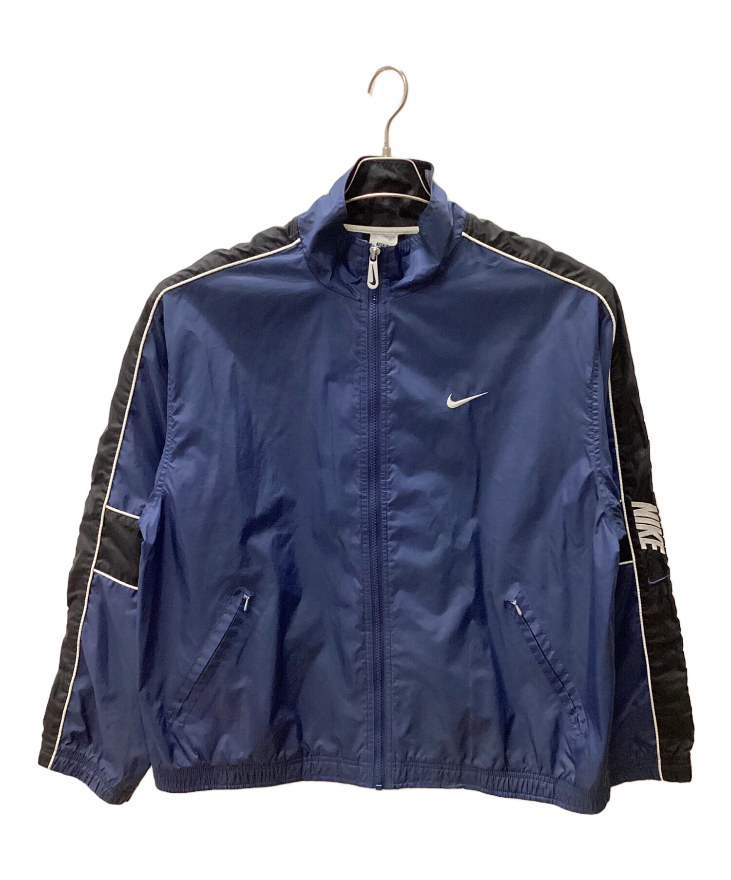 90s NIKE トラックジャケット セットアップ ネイビー 97年製 NIKE Track Jacket 紺 M 90s ナイキ トラックジャケット