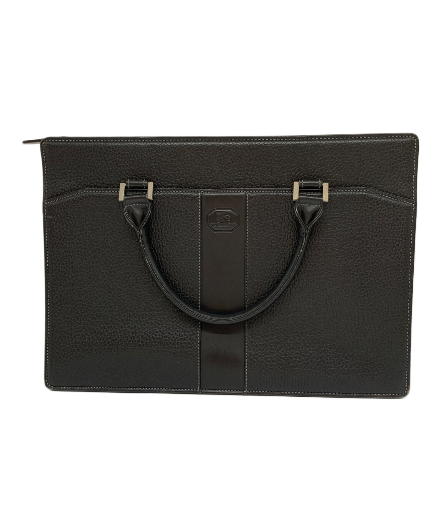 BURBERRY/バーバリー 本革 ブリーフケース 中古・古着通販】BURBERRY (バーバリー) レザーブリーフケース