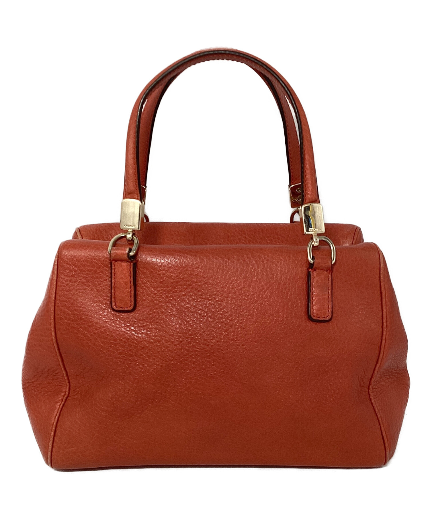 中古・古着通販】COACH (コーチ) 2WAYレザーバッグ ブラウン｜ブランド 