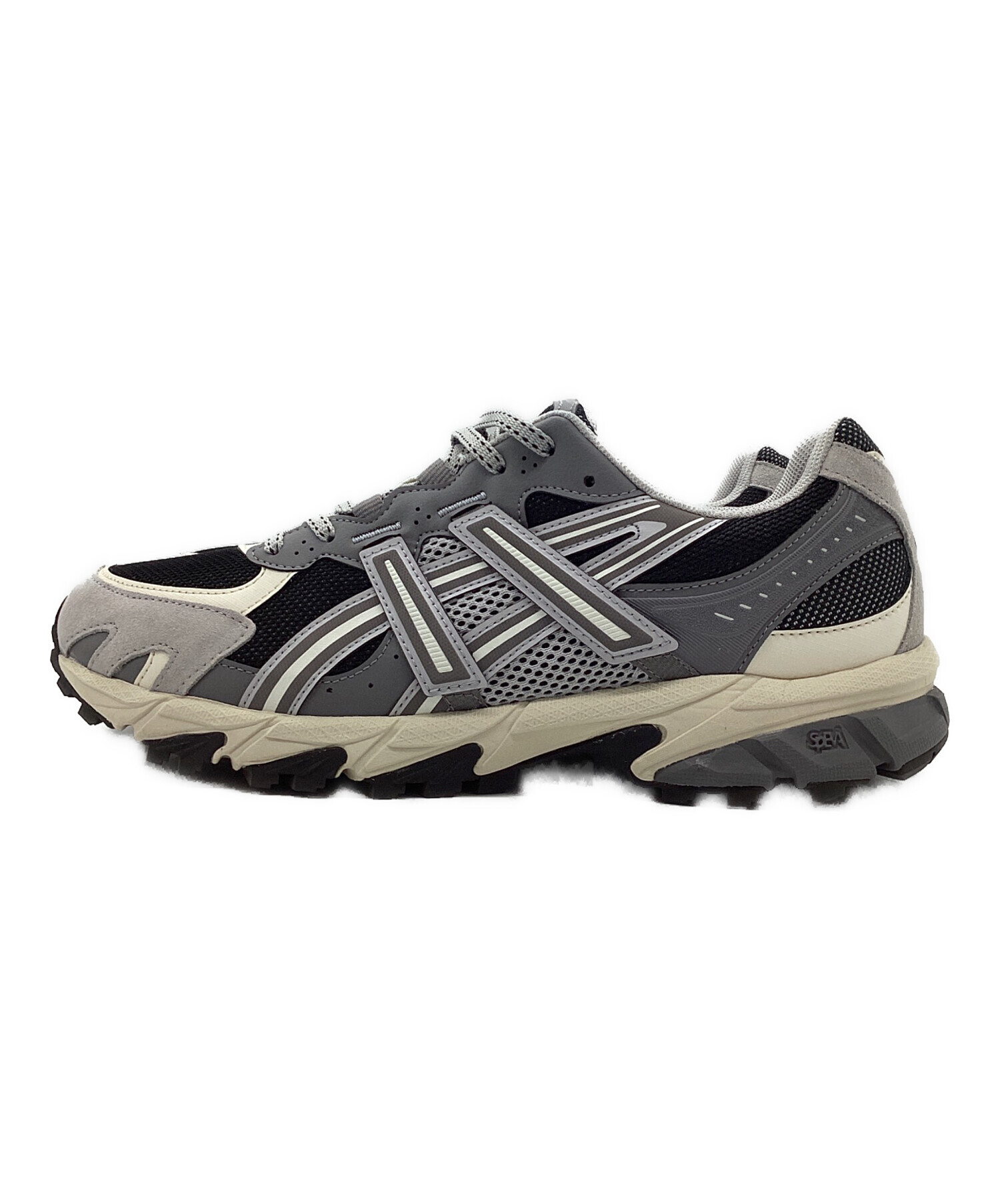 中古・古着通販】asics (アシックス) スニーカー ブラック×グレー