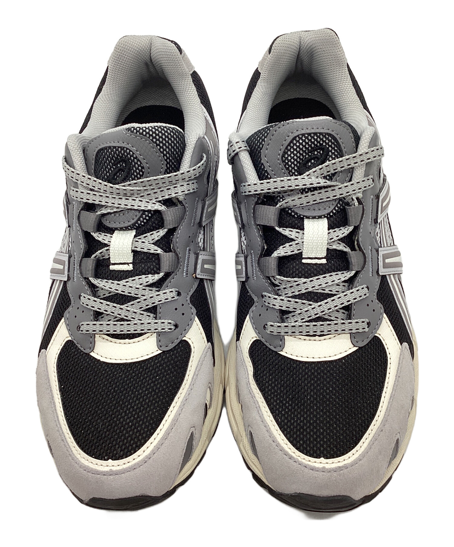 中古・古着通販】asics (アシックス) スニーカー ブラック×グレー