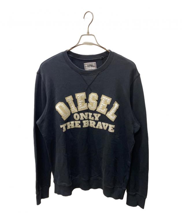 中古・古着通販】DIESEL (ディーゼル) スウェット ブラック サイズ:XL