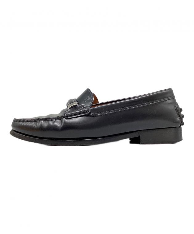 中古・古着通販】TOD'S (トッズ) ビットローファー ブラック サイズ:35 中古・古着通販】TOD'S (トッズ) ビットローファー ブラック サイズ:35