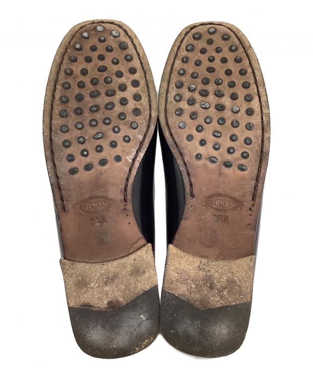 中古・古着通販】TOD'S (トッズ) ビットローファー ブラック サイズ:35