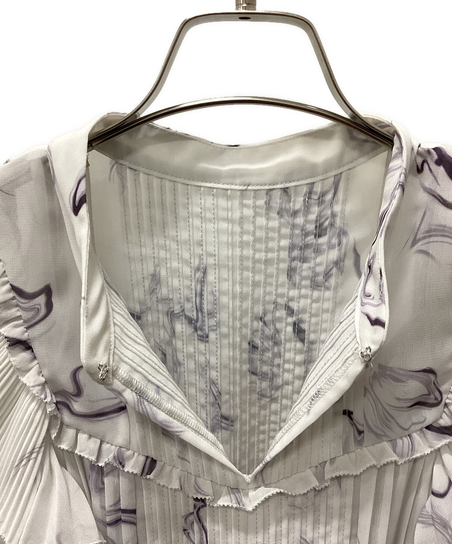 中古・古着通販】Snidel (スナイデル) プリントプリーツワンピース 