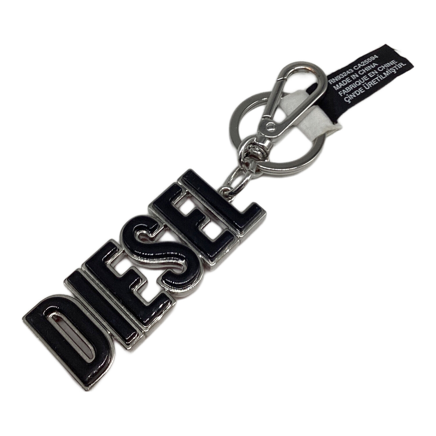 中古・古着通販】DIESEL (ディーゼル) 3Dキーリング ブラック×レッド