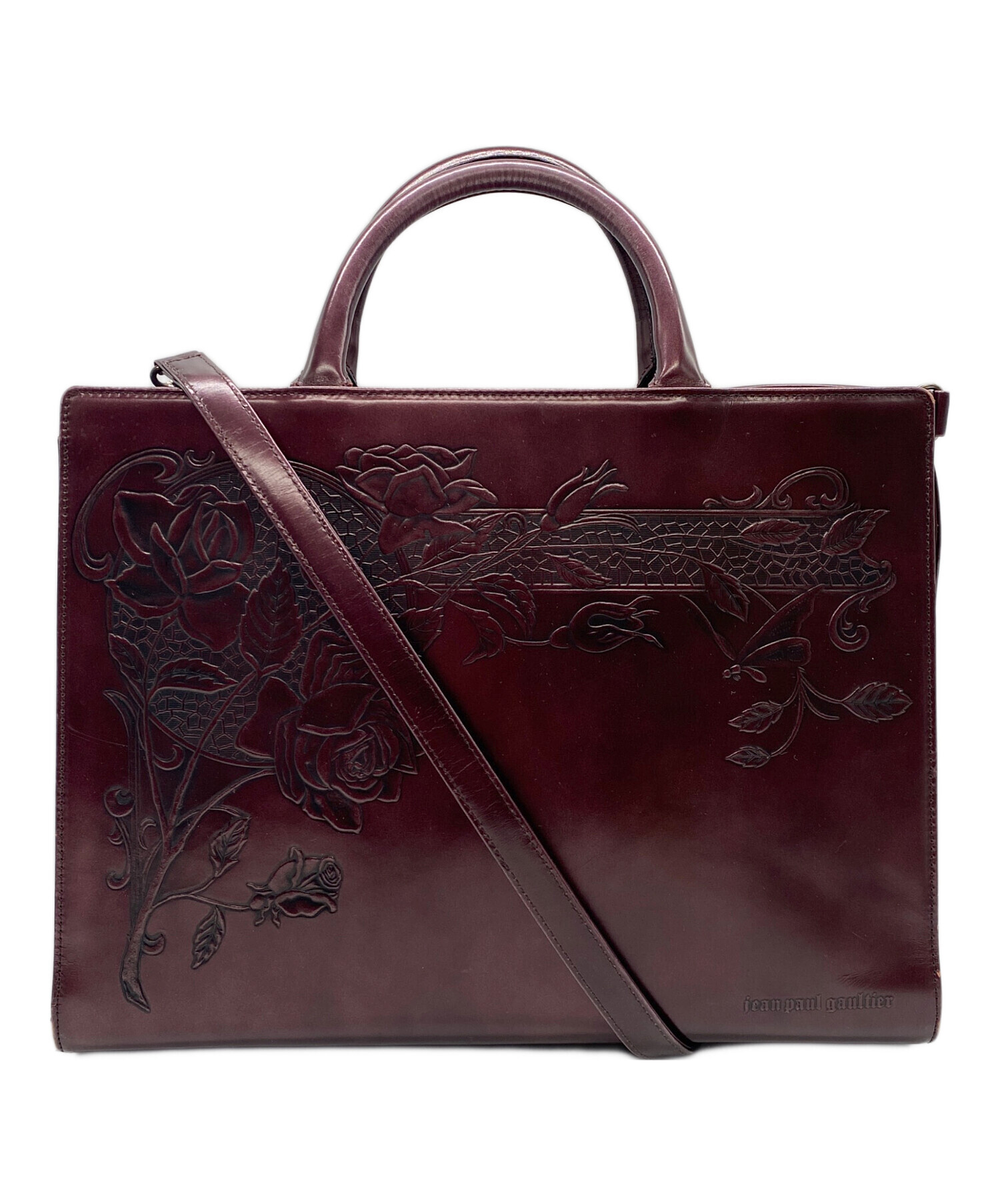 Jean Paul Gaultier クロコ 型押し ビジネス バッグ ブリーフ Jean Paul Gaultier クロコ 型押し ビジネス バッグ ブリーフ 【公式通販】