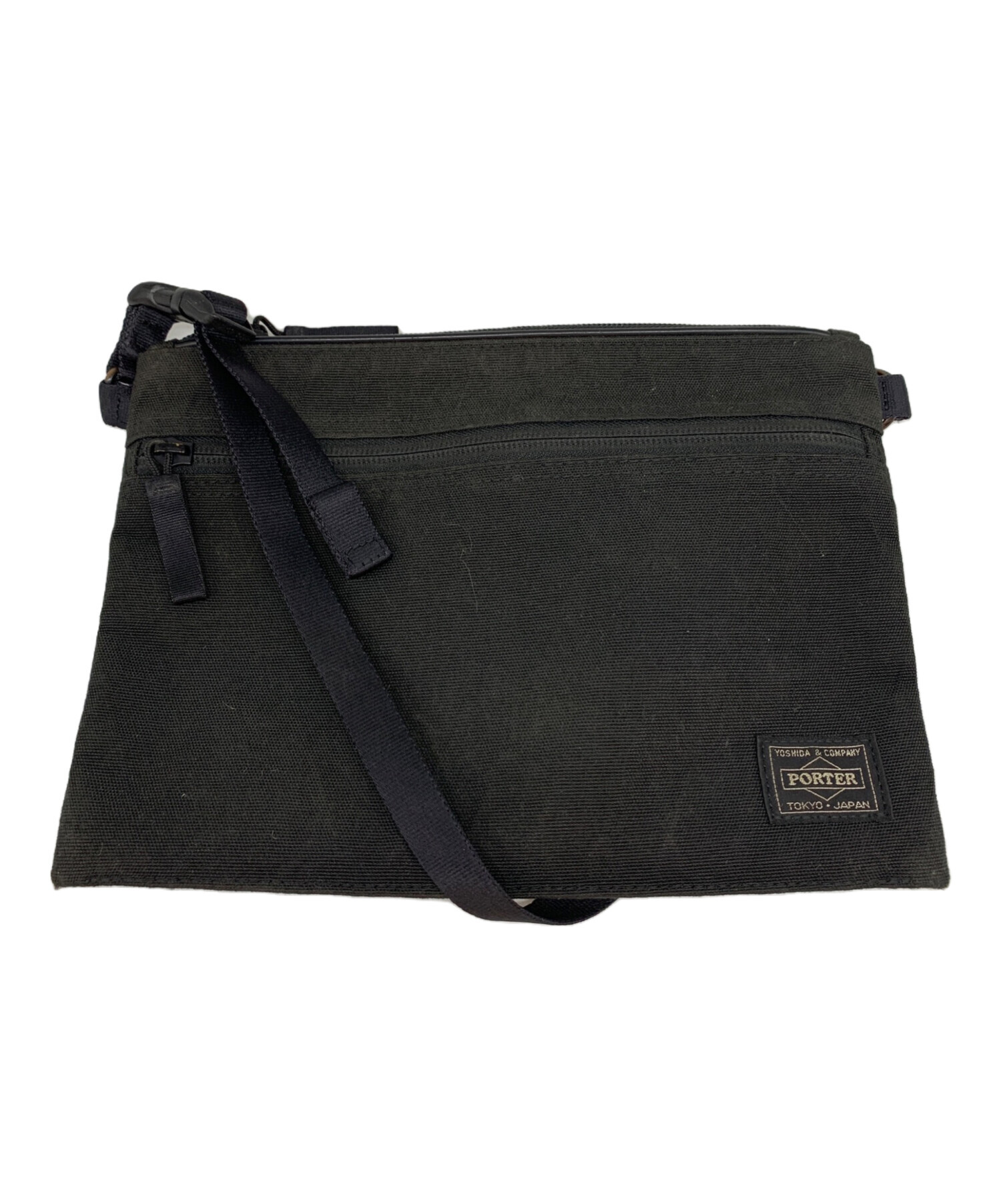中古・古着通販】PORTER (ポーター) ハイブリッド サコッシュ ブラック