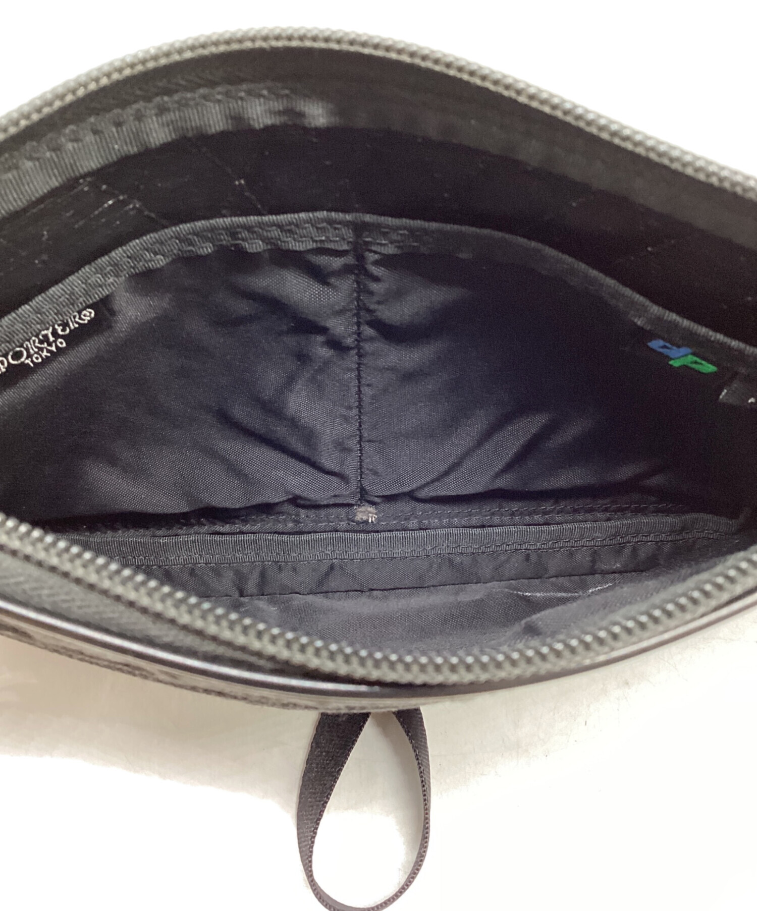 中古・古着通販】PORTER (ポーター) ハイブリッド サコッシュ ブラック