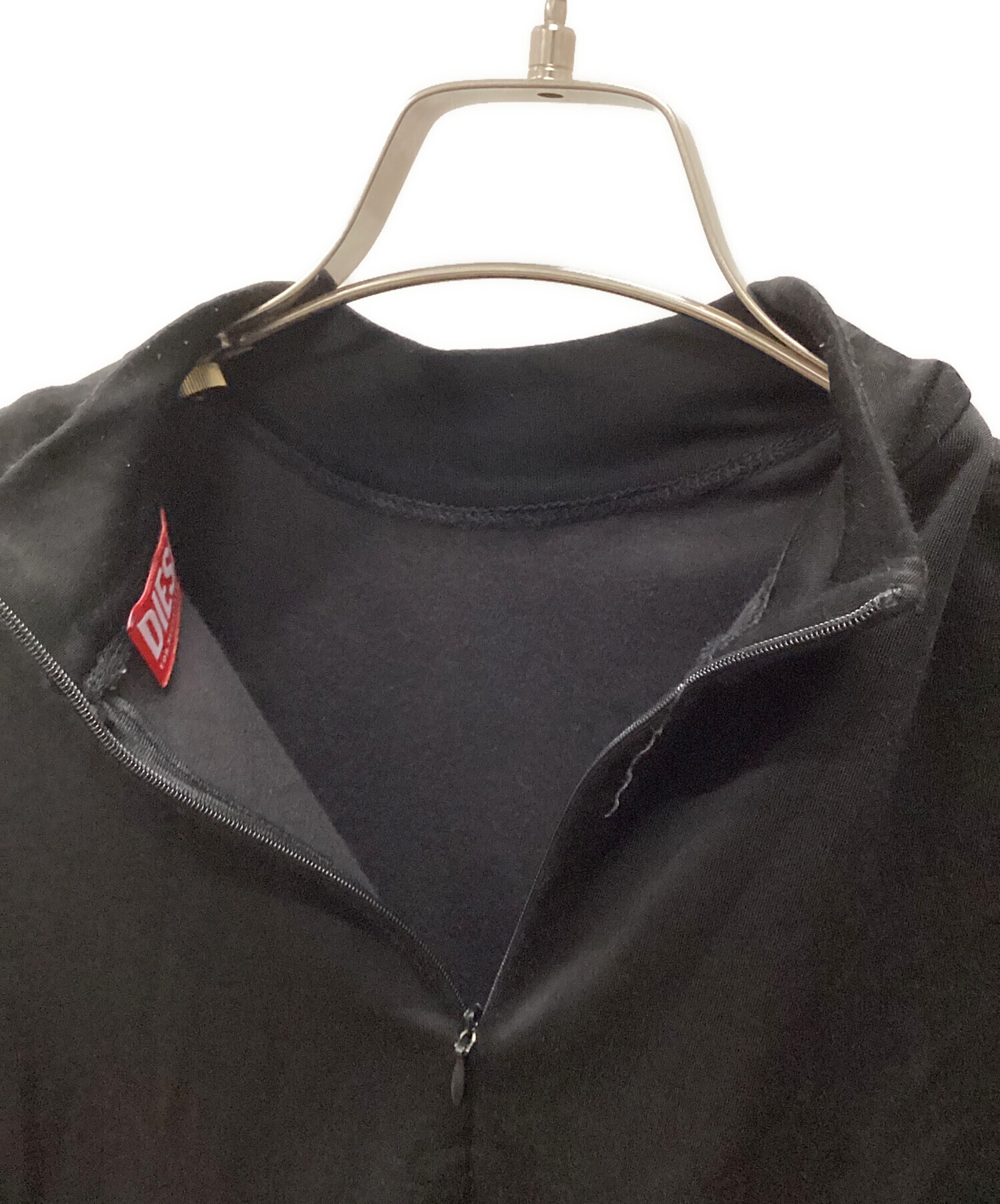 中古・古着通販】DIESEL (ディーゼル) DIESEL 長袖カットソー ブラック