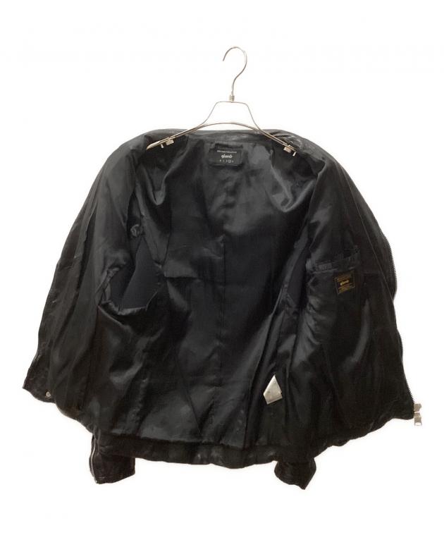 中古・古着通販】glamb (グラム) レザーライダースジャケット ブラック