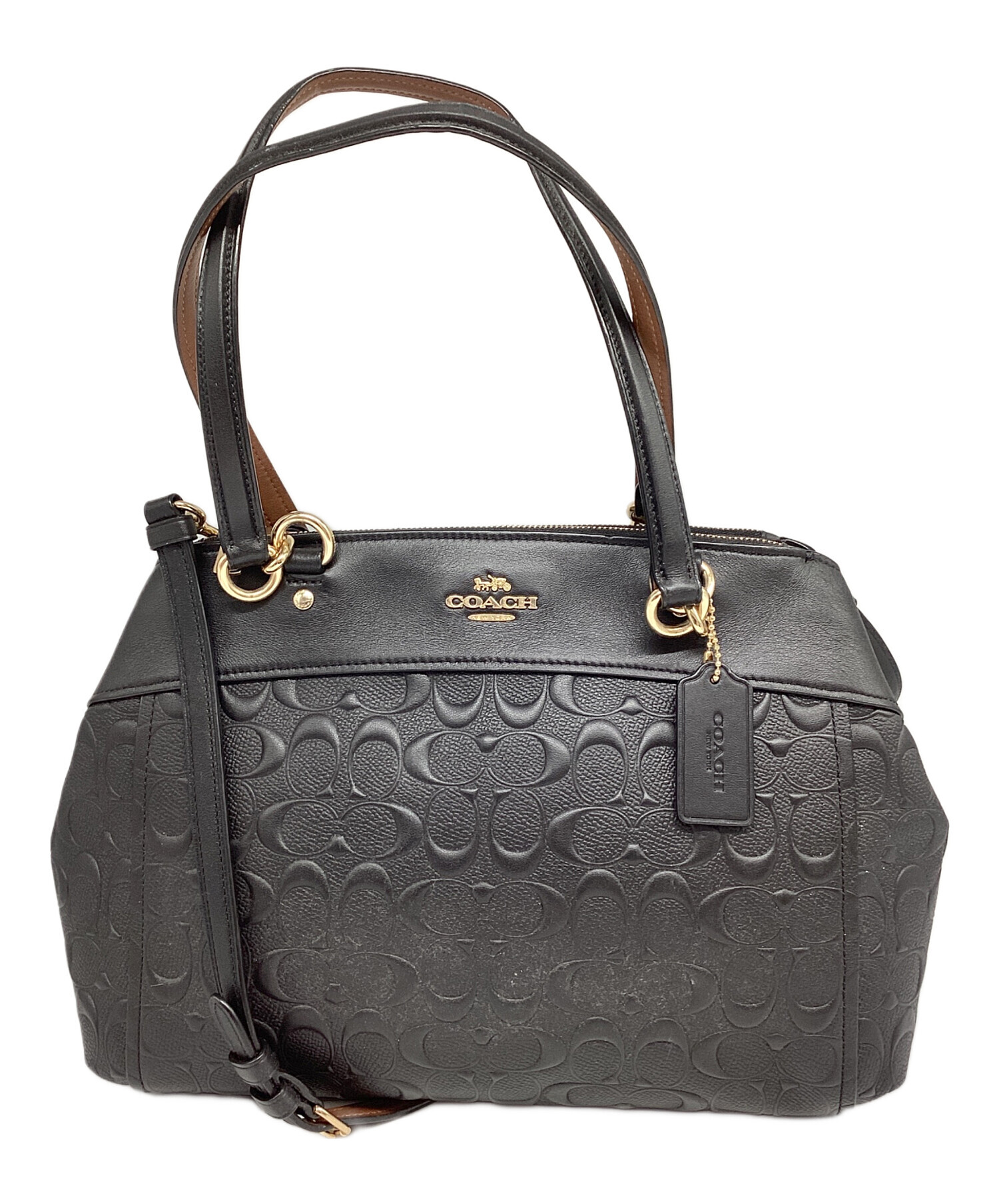 中古・古着通販】COACH (コーチ) ショルダーバッグ ブラック｜ブランド