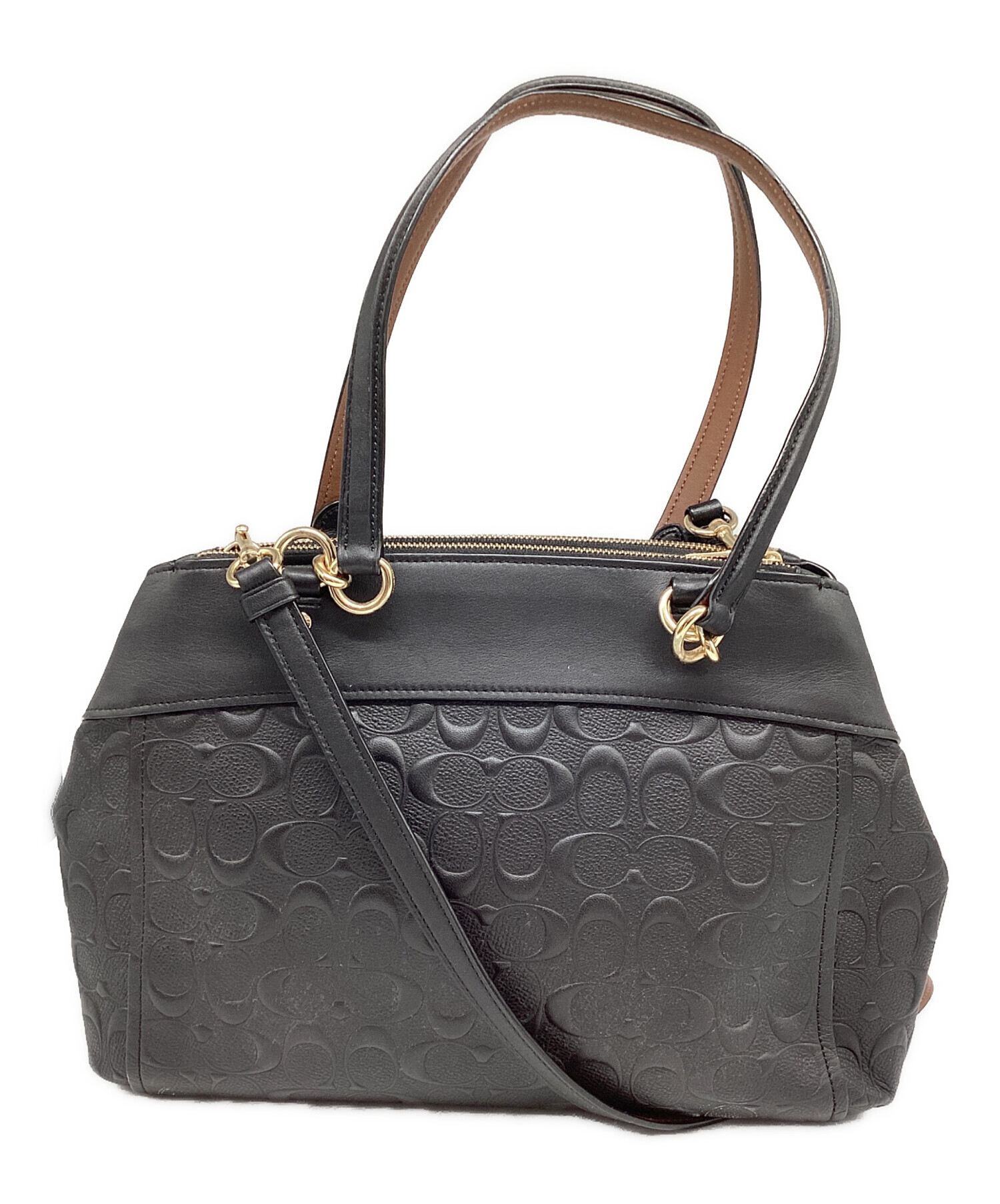 中古・古着通販】COACH (コーチ) ショルダーバッグ ブラック|ブランド 中古・古着通販】COACH (コーチ) ショルダーバッグ ブラック|ブランド