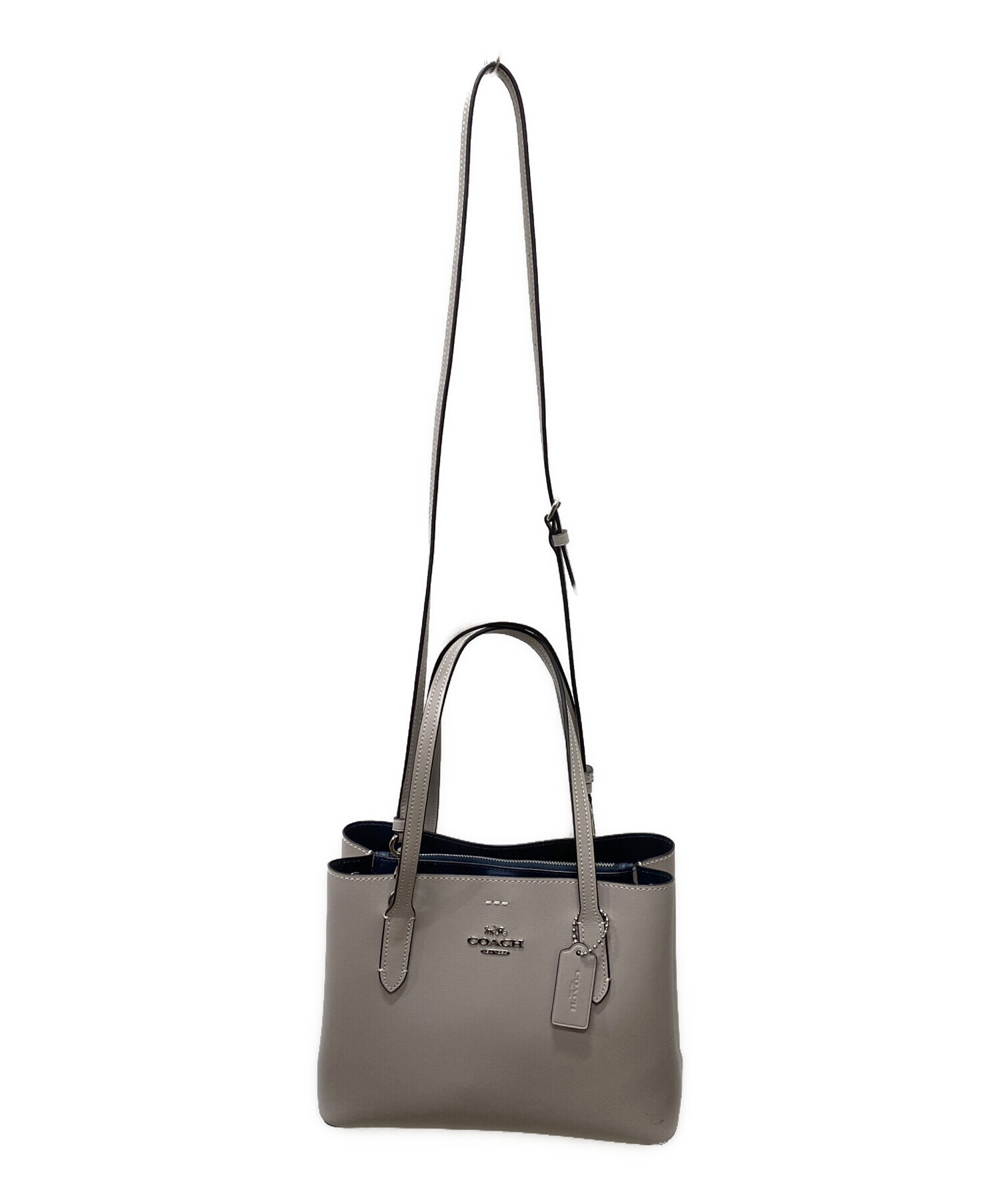 中古・古着通販】COACH (コーチ) 2WAYショルダーバッグ グレー