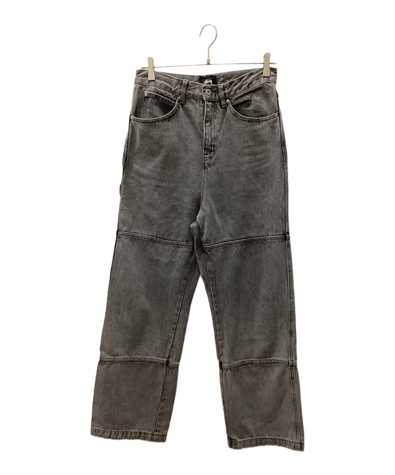 stussy ステューシー ダブルニーパンツ 中古・古着通販】stussy (ステューシー) ダブルニーデニムパンツ