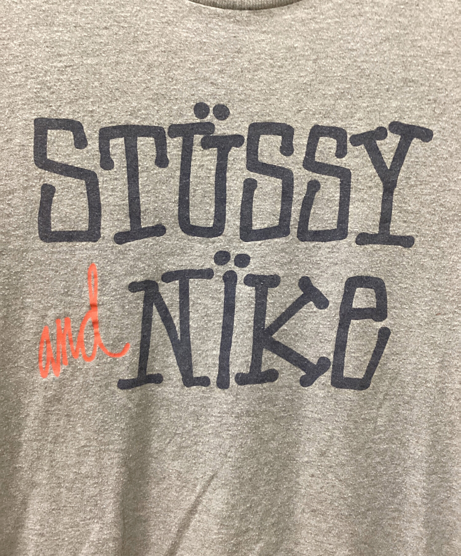 中古・古着通販】stussy (ステューシー) NIKE (ナイキ) Tシャツ グレー