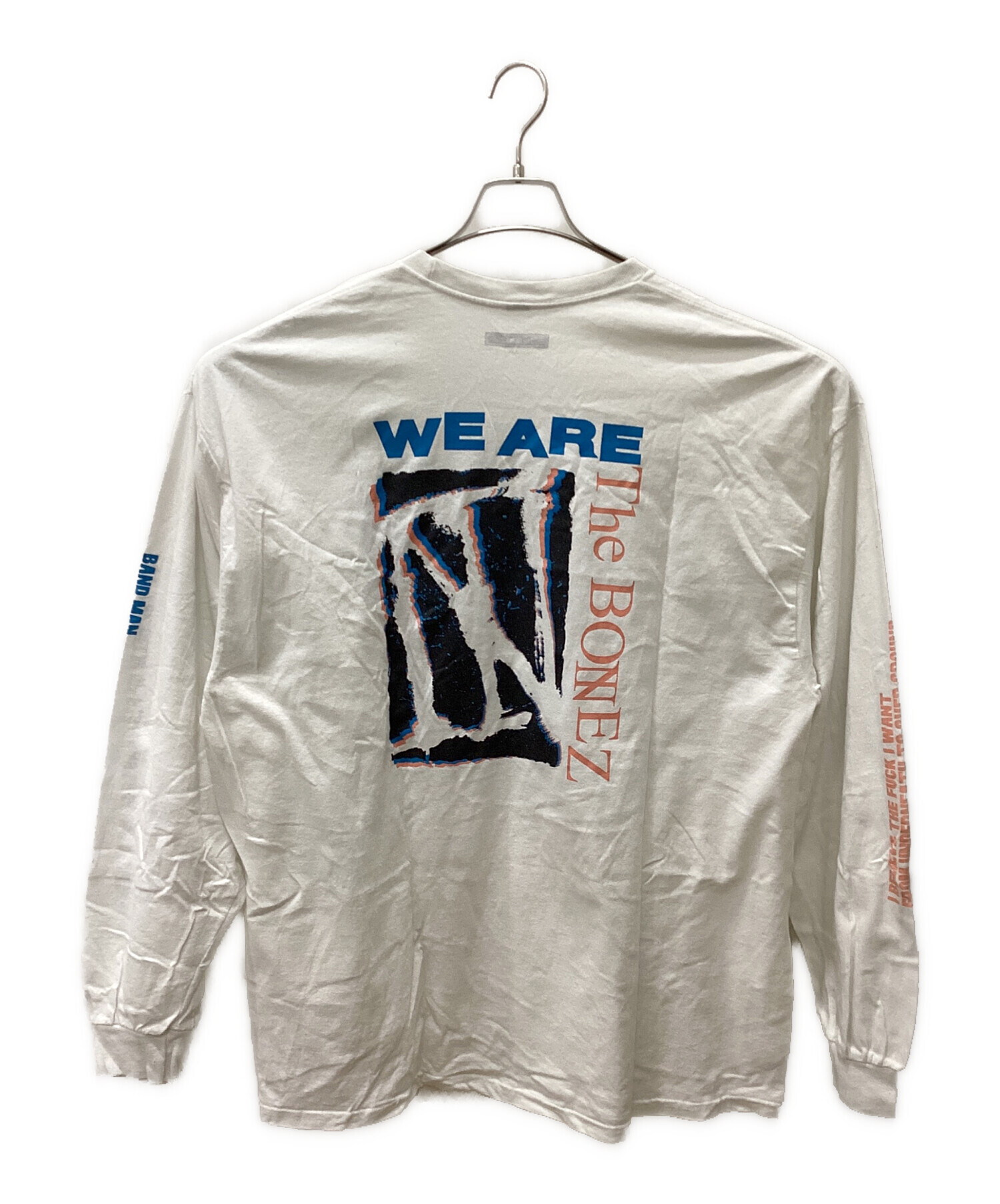 【The BONEZ】ロングTシャツ size XL【新品・未開封】 中古・古着通販】THE BONEZ (ザボーンズ) 長袖カットソー ホワイト