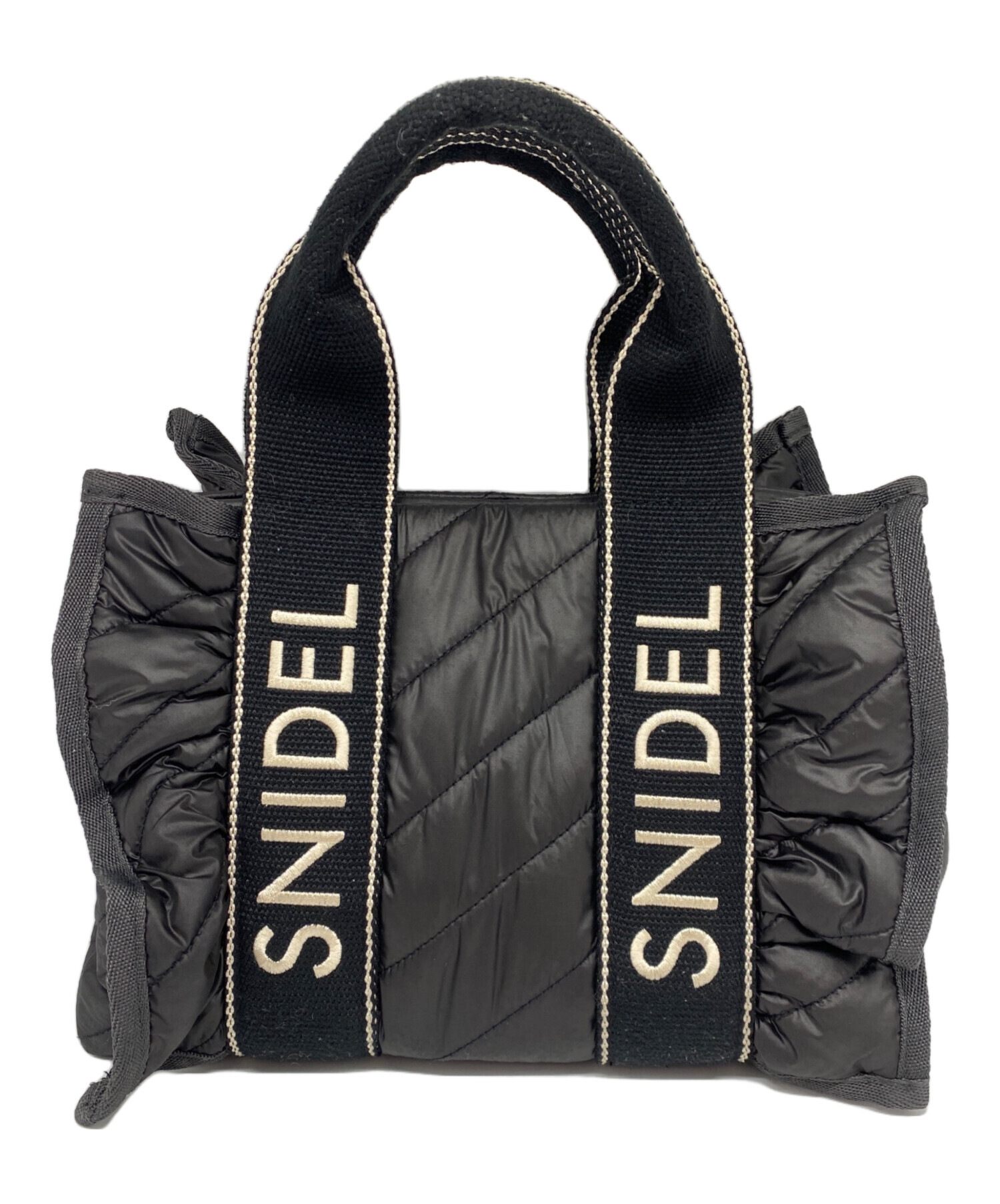中古・古着通販】Snidel (スナイデル) フリルキルティングロゴバッグ
