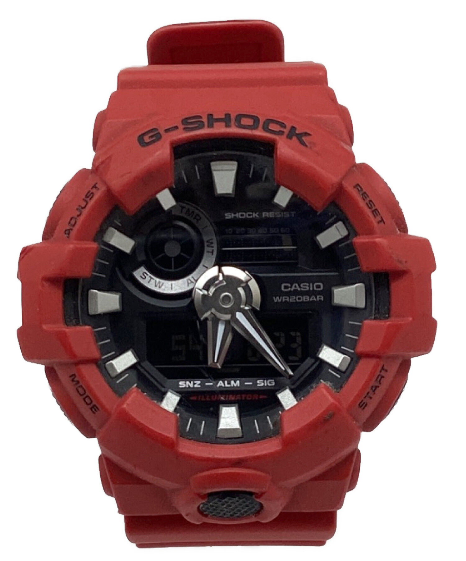 CASIO レジスター 赤色 引き出し式 使用済み。 中古・古着通販】CASIO (カシオ) リストウォッチ｜ブランド・古着通販