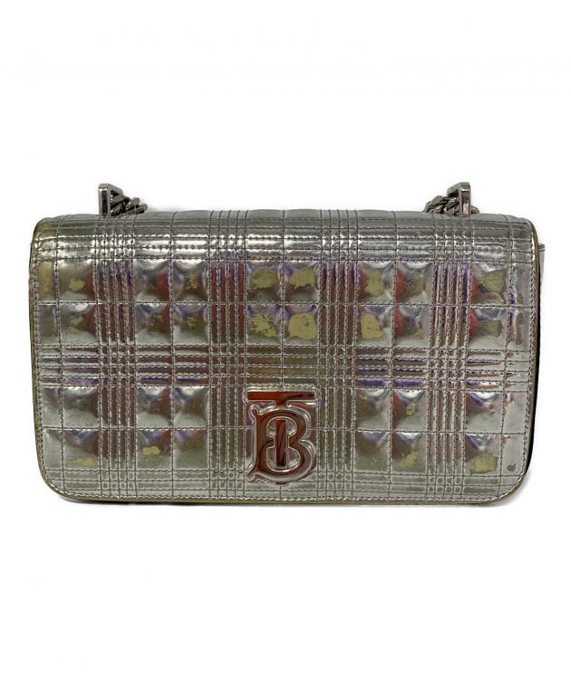 せ*ち様 Burberry バーバリー　希少　銀バックル　silver刻印　銀製 中古・古着通販】BURBERRY (バーバリー) チェーンショルダーバッグ