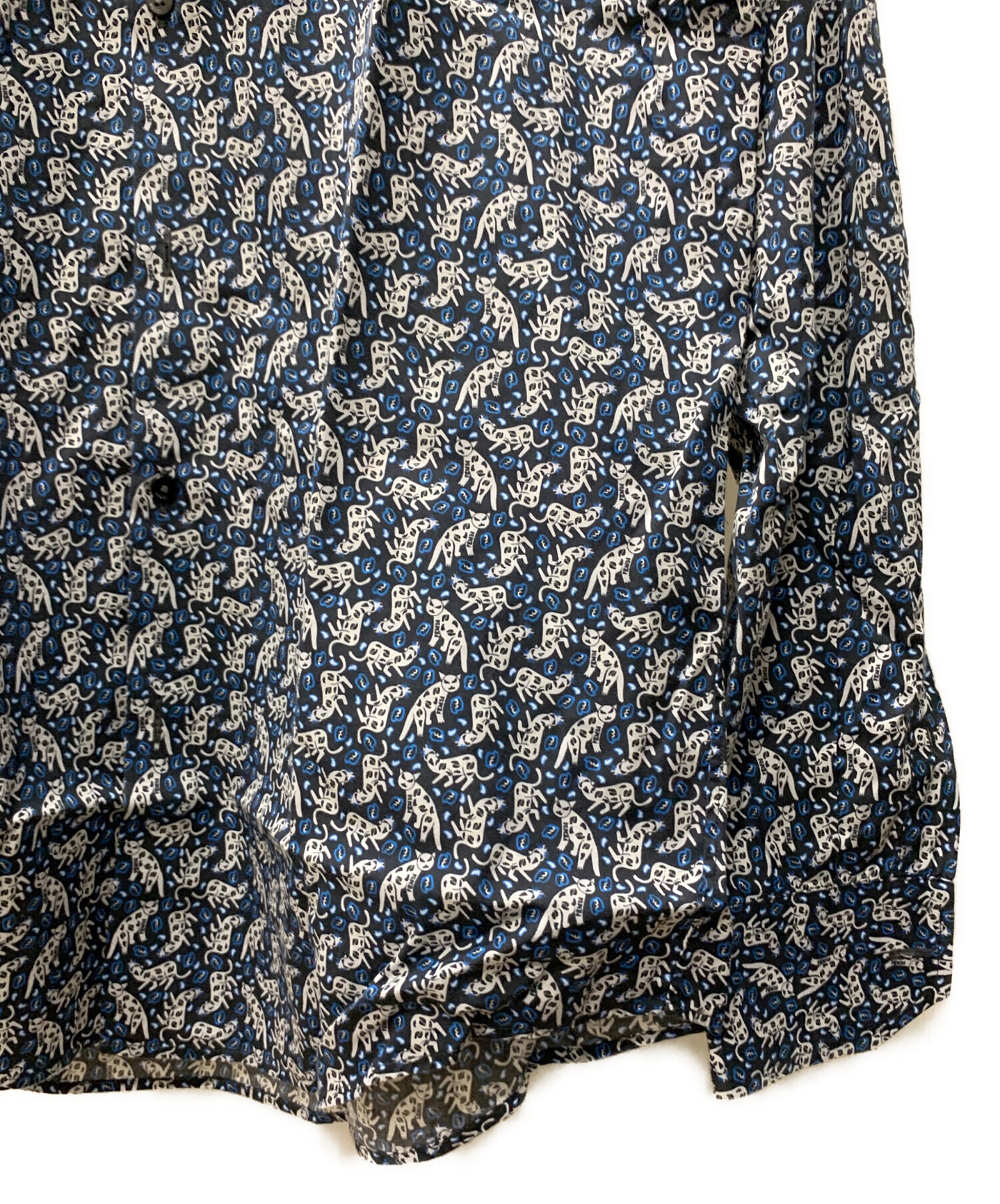 中古・古着通販】FENDI (フェンディ) 長袖シャツ ブルー サイズ:38