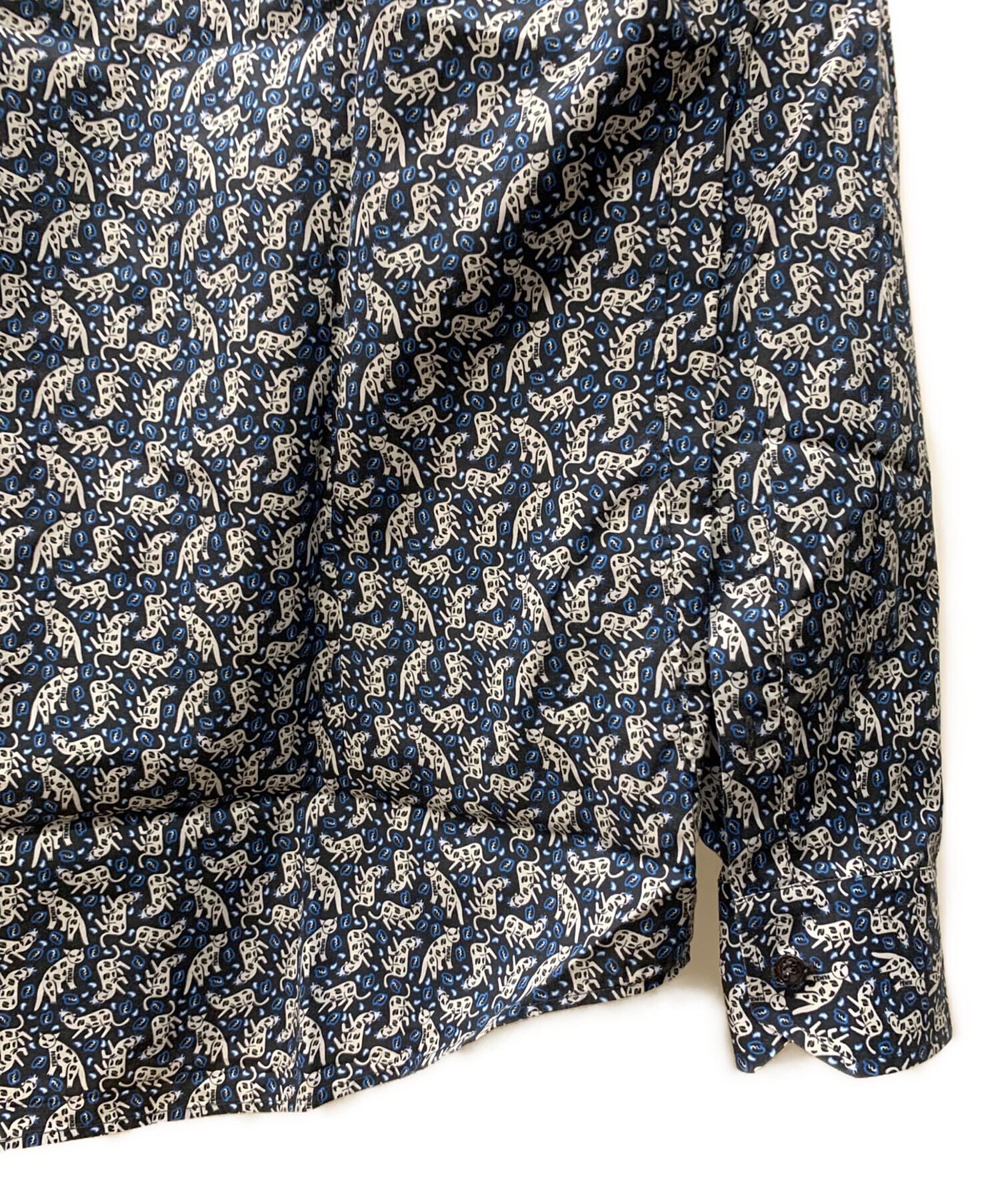 中古・古着通販】FENDI (フェンディ) 長袖シャツ ブルー サイズ:38