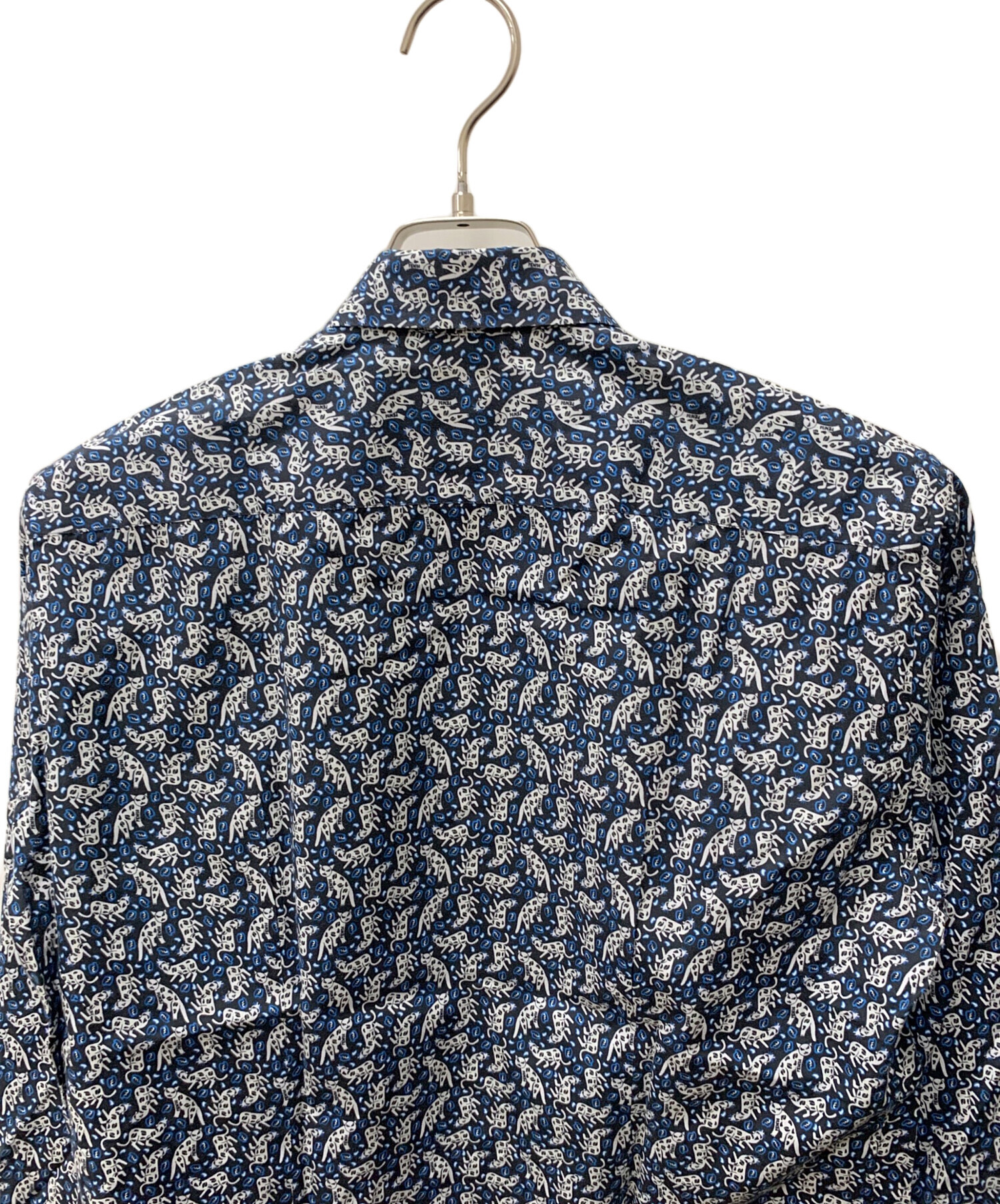 中古・古着通販】FENDI (フェンディ) 長袖シャツ ブルー サイズ:38