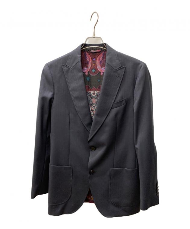未使用品★ETRO★エトロ★ブラック★サイズ:43★ 中古・古着通販】ETRO (エトロ) セットアップスーツ ブラック サイズ