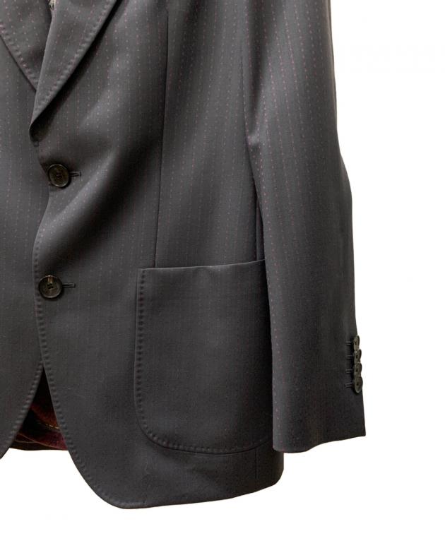 中古・古着通販】ETRO (エトロ) セットアップスーツ ブラック サイズ