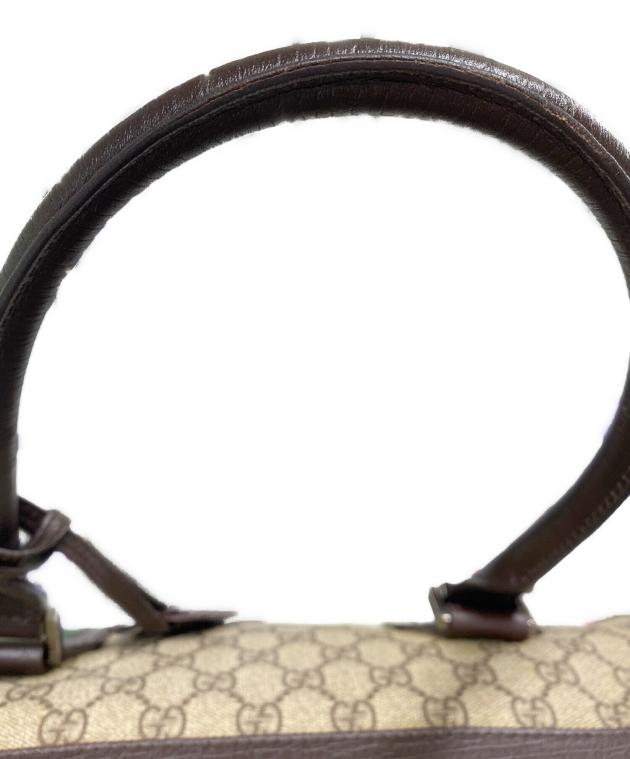 中古・古着通販】GUCCI (グッチ) ボストンバッグ ベージュ×ブラウン