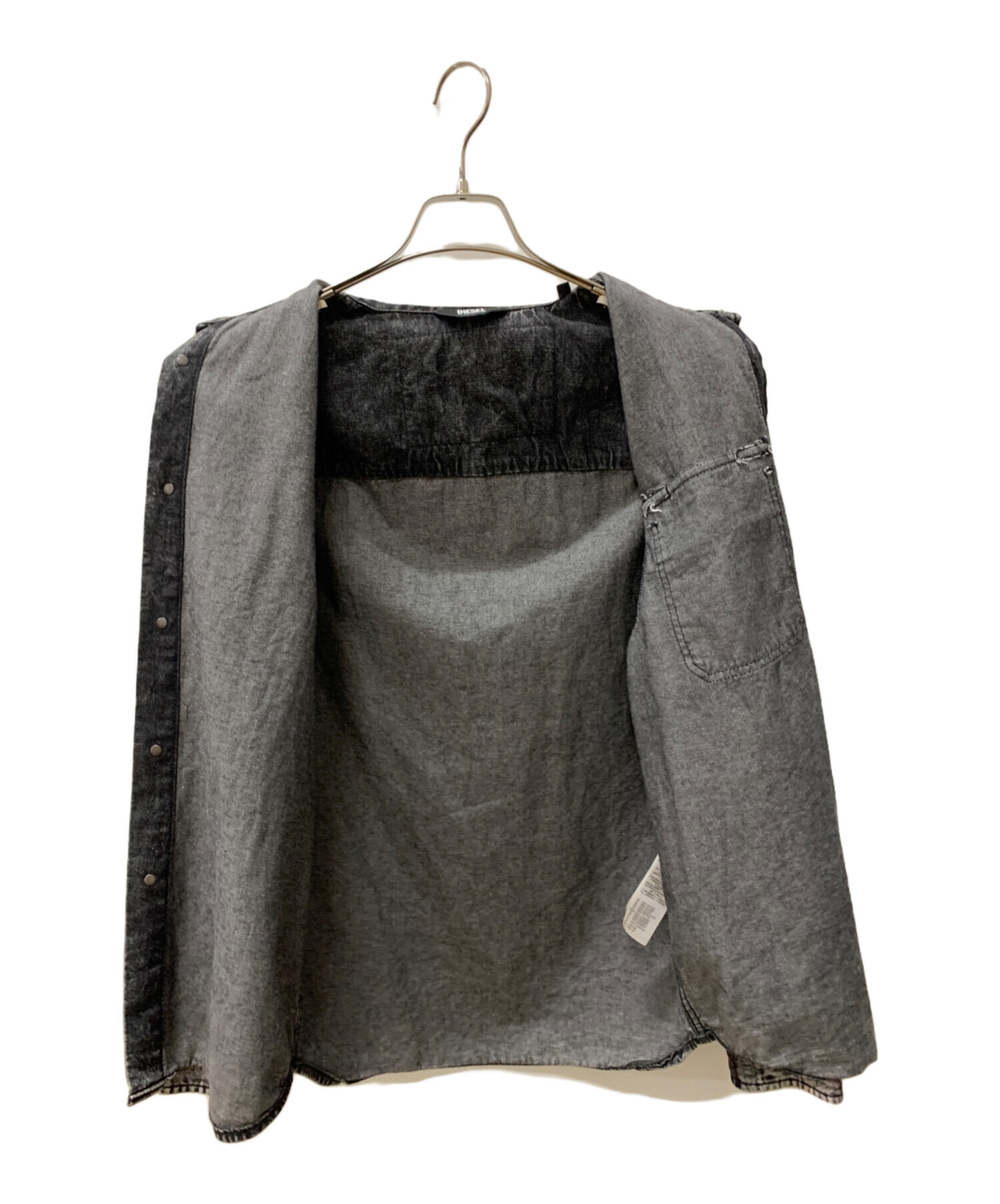 中古・古着通販】DIESEL (ディーゼル) カバーオール グレー サイズ:XS