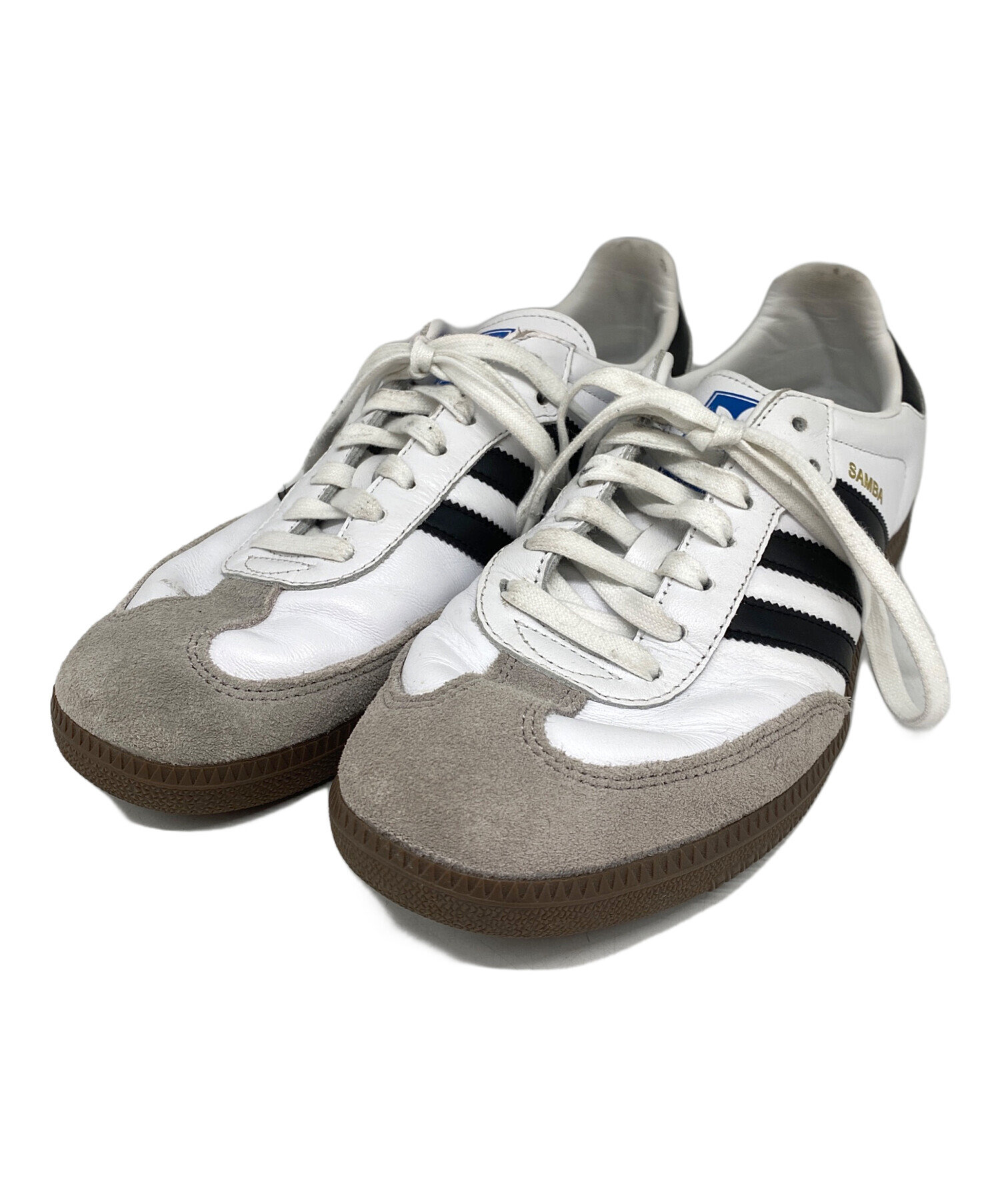 中古・古着通販】adidas (アディダス) Samba ホワイト×ブラック サイズ 