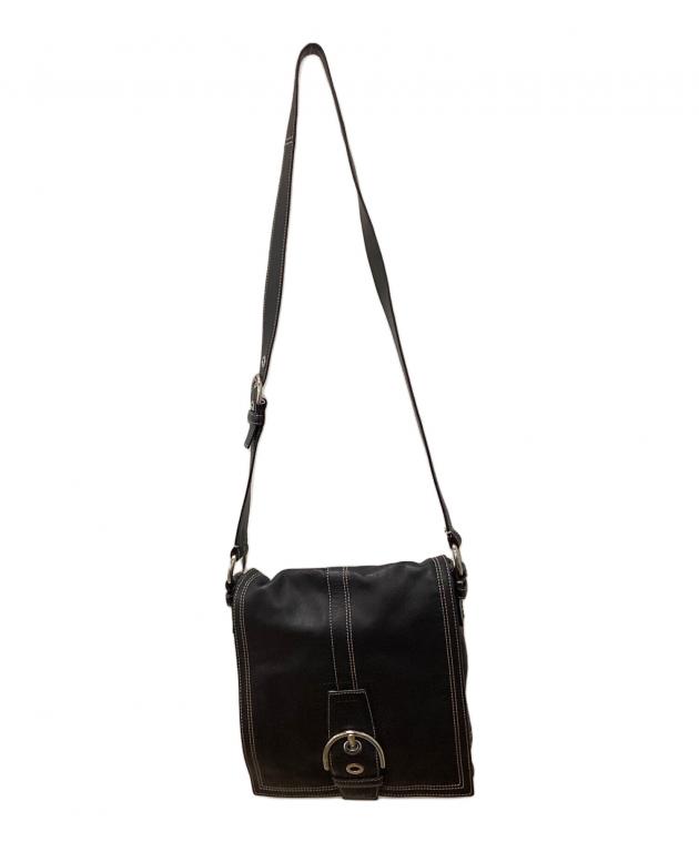 中古・古着通販】COACH (コーチ) メッセンジャーバッグ ブラック