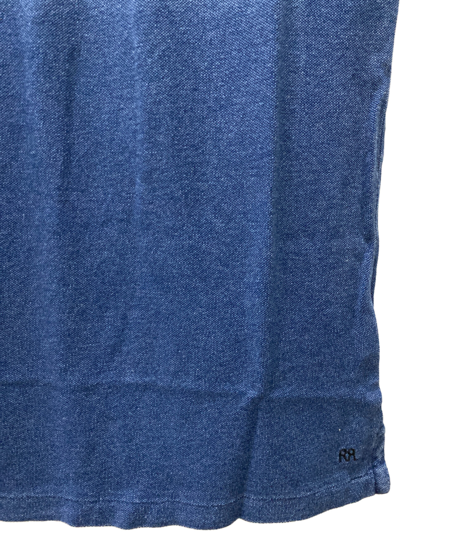 中古・古着通販】RRL (ダブルアールエル) ポロシャツ ネイビー サイズ
