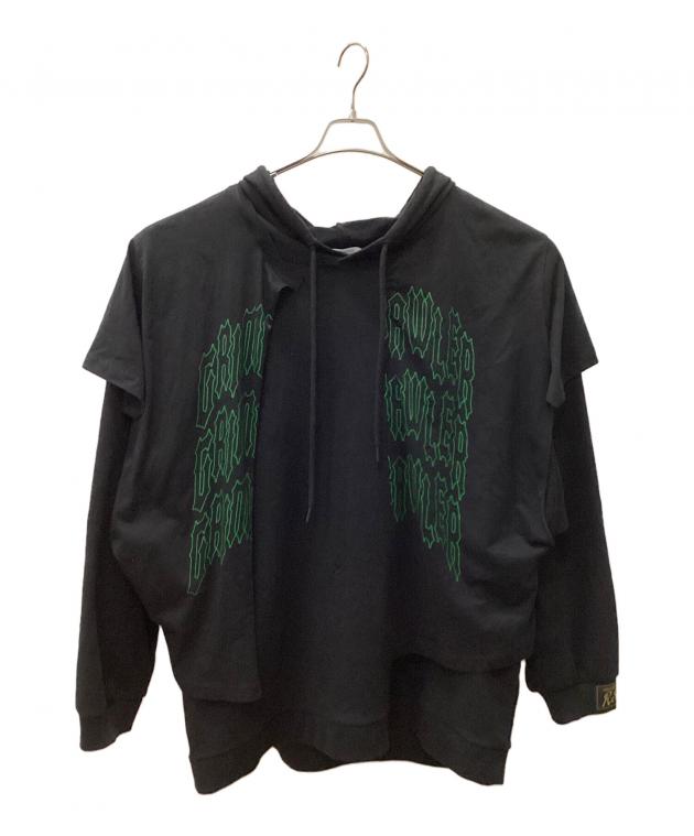 【古着】RAF SIMONS (ラフシモンズ) グラフィックフーディ 中古・古着通販】RAF SIMONS (ラフシモンズ) Hoodie doubled with
